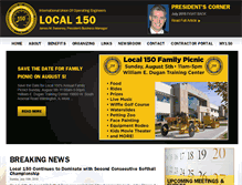 Tablet Screenshot of local150.org